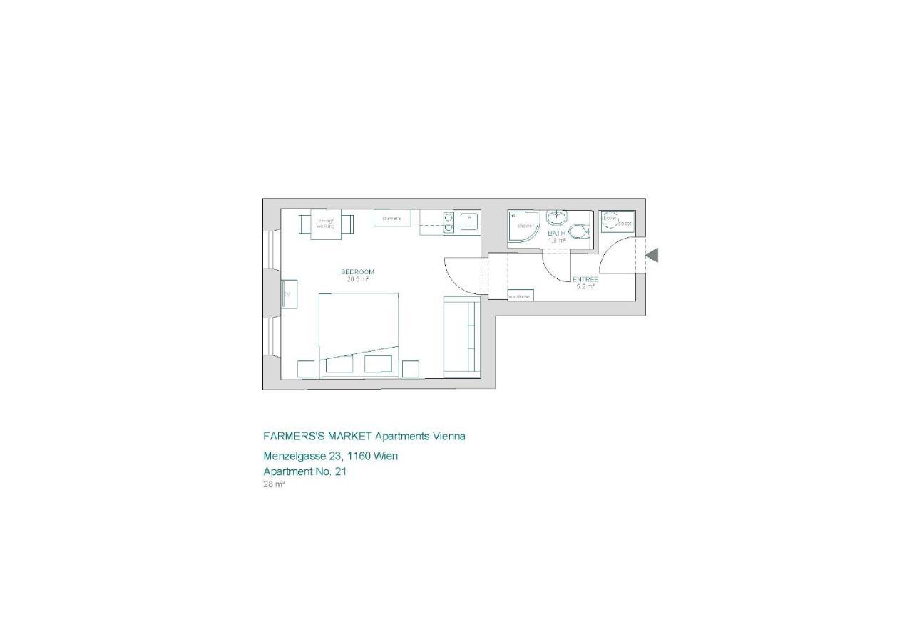 Farmer'S Market Apartments Wina Bagian luar foto